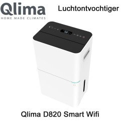 Qlima D820 A Smart luchtontvochtiger tot 52 m² | Luchtreinigeronline