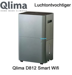 Qlima D812 Smart luchtontvochtiger tot 30 m² | Luchtreinigeronline