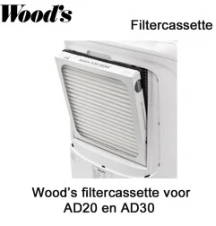 Woods AD20 en AD30 filtercassette | Luchtreinigeronline