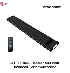 QH-TH Black Heater Infrarood Terrasverwarmer 1800 Watt | Luchtreinigeronline
