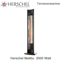 Herschel Malibu 2000 Watt terrasverwarmer | Luchtreinigeronline