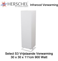 Herschel Select S3 Vrijstaande verwarming, 111 x 30 x 30cm, 900 Watt
