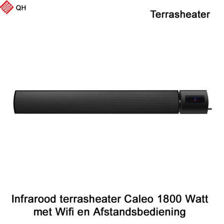 Infrarood terrasheater Caleo 1800 Watt met Wifi en afstandsbediening