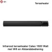 Infrarood terrasheater Caleo 1800 Watt met Wifi en afstandsbediening|Luchtreinigeronline