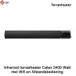 Infrarood terrasheater Caleo 2400 Watt met Wifi en afstandsbediening|Luchtreinigeronline