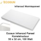 Ecosun infrarood paneel 50 x 32 cm 100 Watt, outlet product