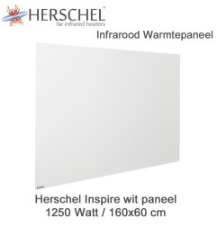 Herschel Inspire wit infrarood paneel 1250 Watt, 160 x 60 cm | Luchtreinigeronline