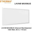 Etherma Lava Maximus infrarood paneel 1500 Watt 59,5 x 119,5 cm|Luchtreinigeronline