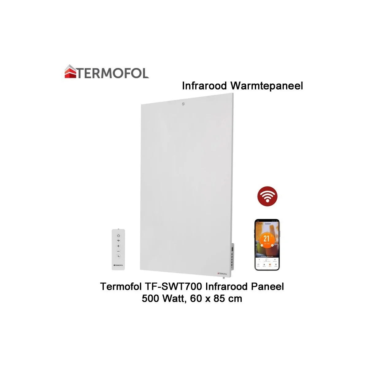 Termofol TF-SWT700 Infrarood Paneel 500 Watt, 60 x 85 cm|Luchtreinigeronline