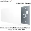Welltherm Ecoline infrarood paneel, 1000 Watt, 120 x 80cm|Luchtreinigeronline