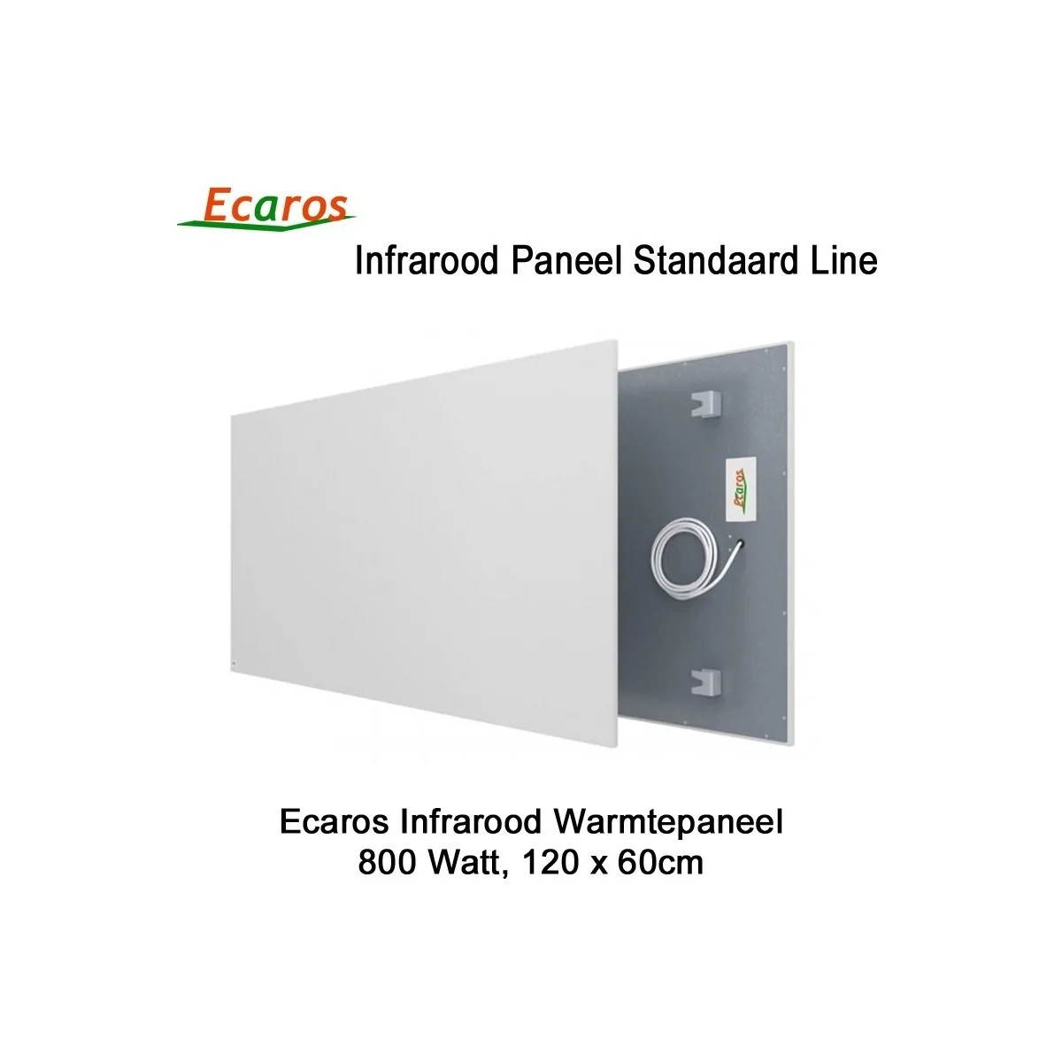 Ecaros Infrarood warmtepaneel 800 Watt 120 x 60 cm|Luchtreinigeronline