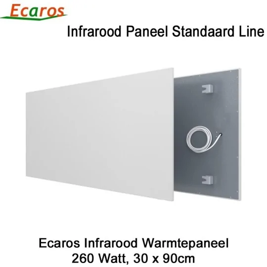 Ecaros Infrarood warmtepaneel 260 Watt 30 x 90 cm|Luchtreinigeronline