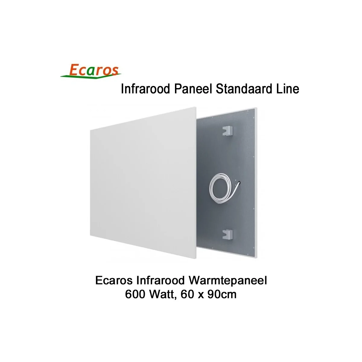 Ecaros Infrarood warmtepaneel 600 Watt 60 x 90 cm|Luchtreinigeronline