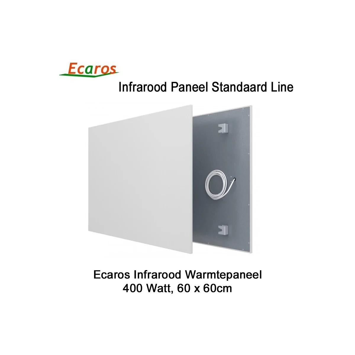 Ecaros Infrarood warmtepaneel 400 Watt 60 x 60 cm|Luchtreinigeronline