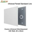 Ecaros Infrarood warmtepaneel 400 Watt 60 x 60 cm|Luchtreinigeronline