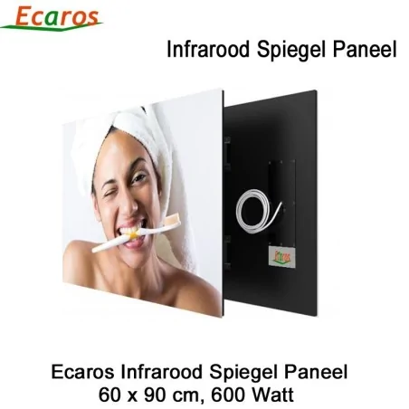 Ecaros spiegel infrarood panelen|Luchtreinigeronline.nl