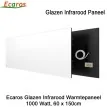 Ecaros Glazen Infrarood Warmtepaneel 1000 Watt wit glans 60 x 150 cm|Luchtreinigeronline