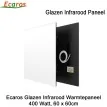 Ecaros Glazen infrarood paneel 400 Watt wit glans 60 x 60 cm|Luchtreinigeronline