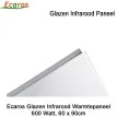 Ecaros Glazen infrarood paneel 600 Watt wit glans 60 x 90 cm|Luchtreinigeronline