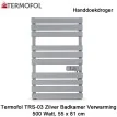 Termofol TRS-03 zilver handdoekdroger 500 Watt|Luchtreinigeronline