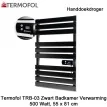 Termofol TRB-03 zwart handdoekdroger 500 Watt|Luchtreinigeronline
