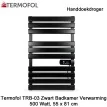 Termofol TRB-03 zwart handdoekdroger 500 Watt|Luchtreinigeronline