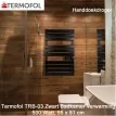 Termofol TRB-03 zwart handdoekdroger 500 Watt|Luchtreinigeronline