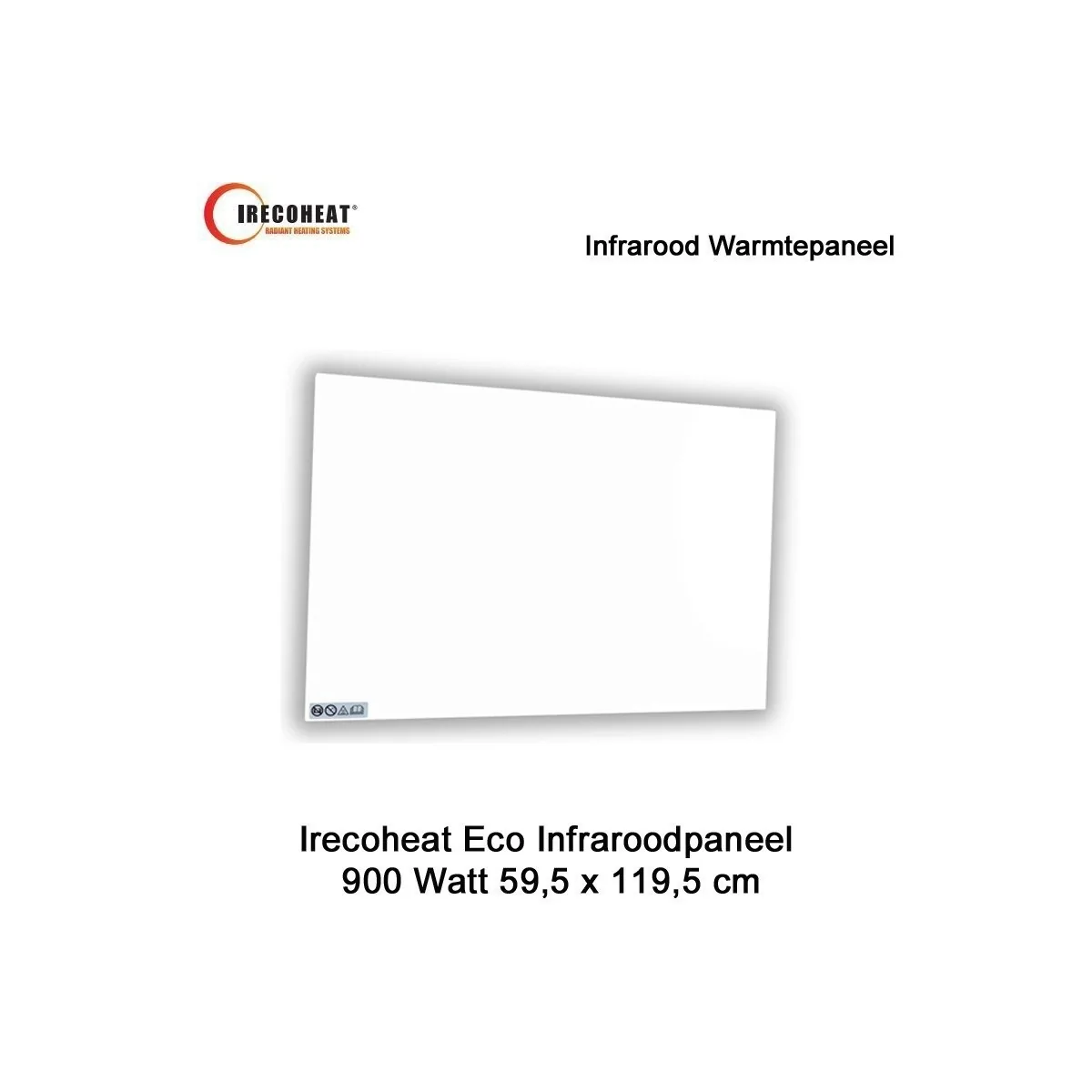 Irecoheat Eco SP 900 Watt infraroodpaneel, 60 x 120 cm, outlet product|Luchtreinigeronline