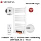 Termofol TRW-02 wit handdoekdroger 2000 Watt Termofol TRW-02 wit handdoekdroger 2000 Watt