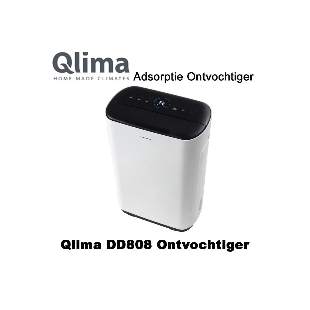 Qlima DD808 Adsorptie Ontvochtiger tot 30 m²|Luchtreinigeronline