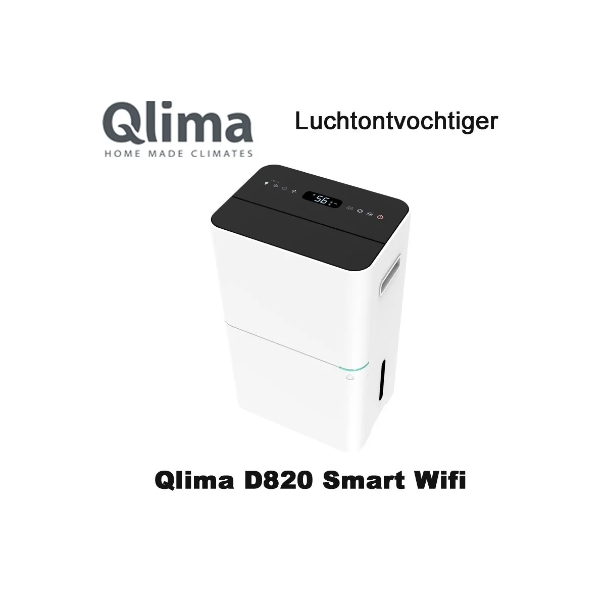 Qlima D820 A Smart luchtontvochtiger tot 52 m²|Luchtreinigeronline