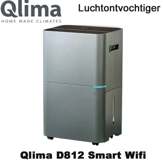 Qlima D812 Smart luchtontvochtiger tot 30 m² Qlima D812 Smart luchtontvochtiger tot 30 m²