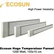 Ecosun hoge temperatuur paneel 1200W, 155x15 cm|Luchtreinigeronline