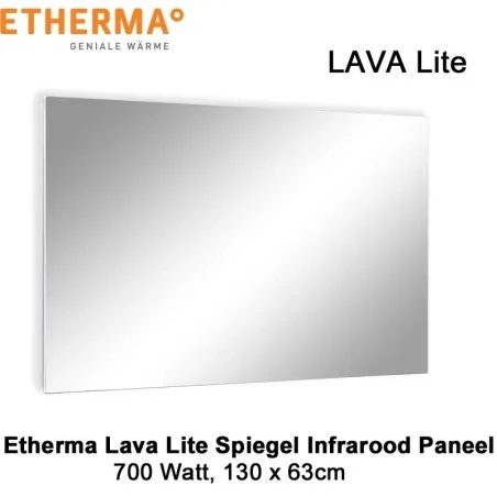 Etherma Lava Lite spiegel infrarood panelen|Luchtreinigeronline.nl