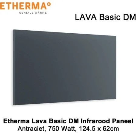 Etherma Lava Design Basic DM infrarood panelen|Luchtreinigeronline.nl