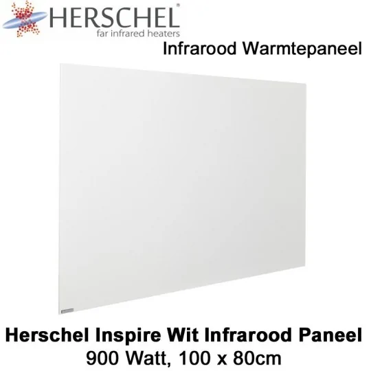 Herschel Inspire wit infrarood paneel 900 Watt, 100 x 80 cm Herschel Inspire wit infrarood paneel 900 Watt, 100 x 80 cm