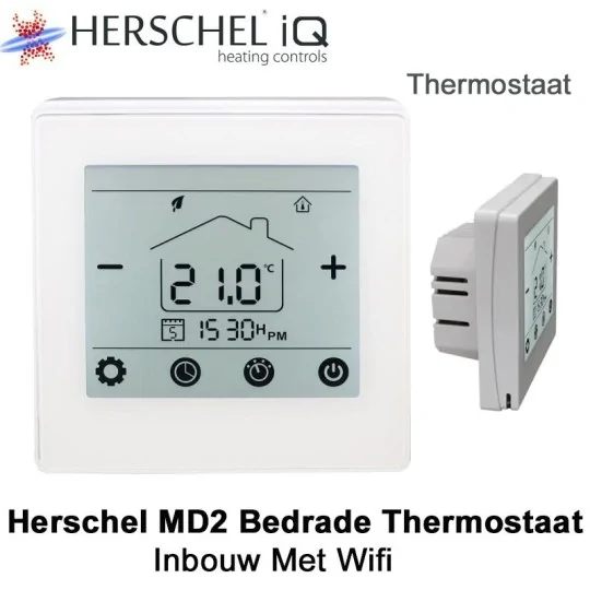 Herschel iQ MD2 Bedrade thermostaat|Luchtreinigeronline