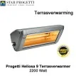 Progetti Heliosa 9 Antraciet Amberlight terrasverwarmer 2200Watt|Luchtreinigeronline