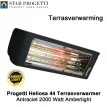 Progetti Heliosa 44 Antraciet Amberlight terrasverwarmer 2000Watt|Luchtreinigeronline