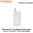 Etherma ET-111A ontvanger voor ET-11A en ET-14A thermostaten|Luchtreinigeronline