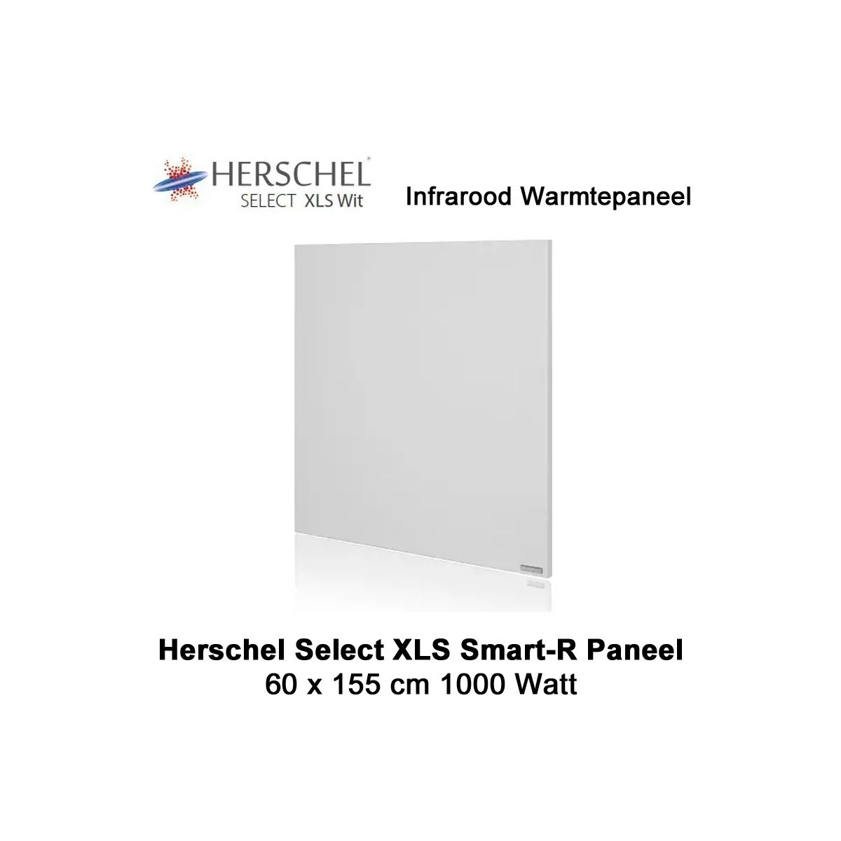 Herschel Select XLS Infrarood Paneel, 1000 Watt, 60 x 155 cm