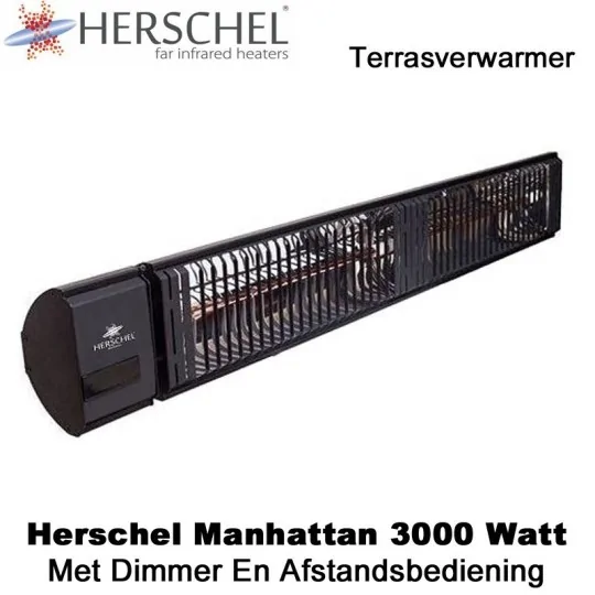 Herschel Manhattan 3000 Watt terrasverwarmer|Luchtreinigeronline