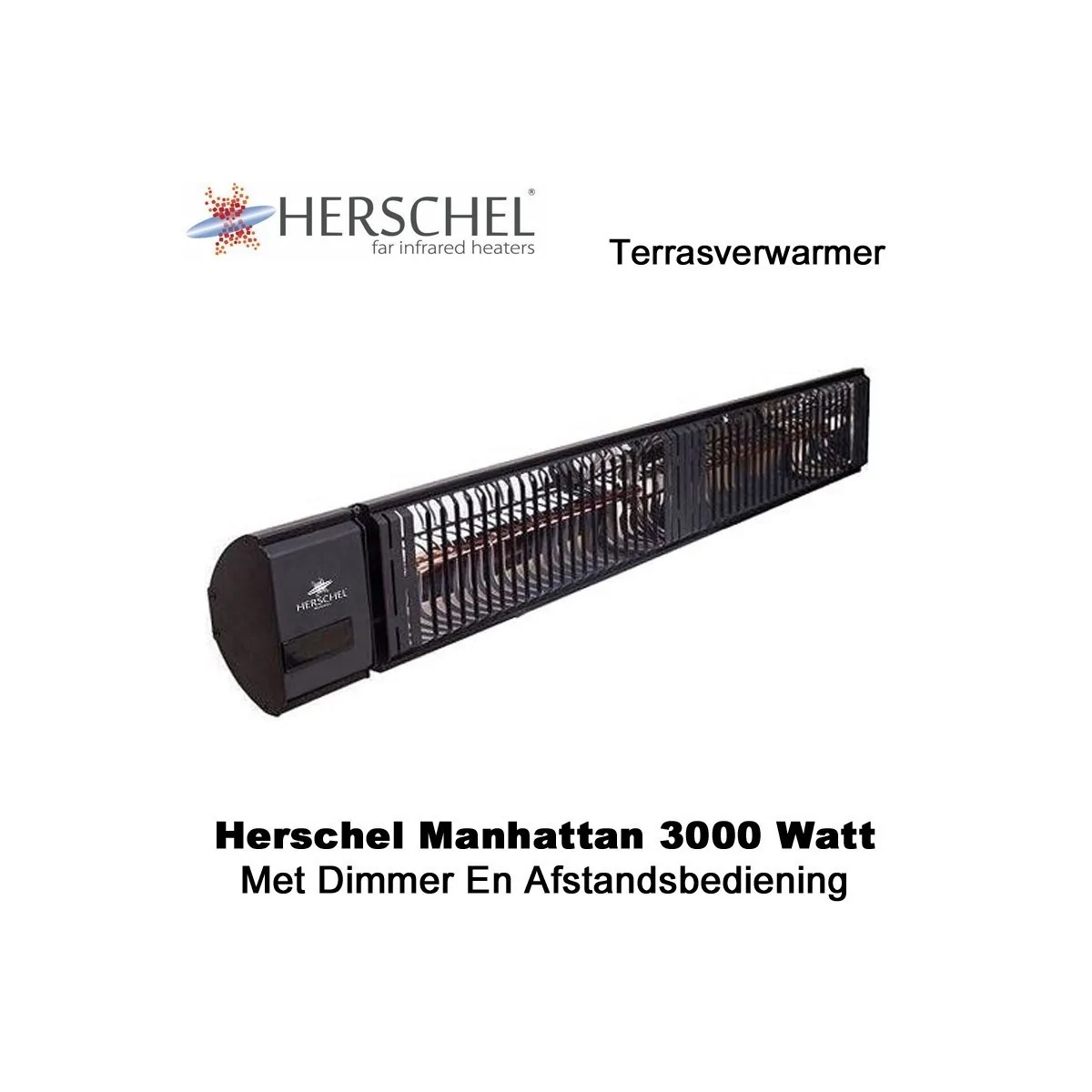 Herschel Manhattan 3000 Watt terrasverwarmer|Luchtreinigeronline