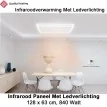 QH-HL Infraroodpaneel 840 Watt met ledverlichting en thermostaat, 63 x 128 cm|Luchtreinigeronline