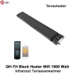 QH-TH Black Heater Wifi Infrarood Terrasverwarmer 1800 Watt|Luchtreinigeronline