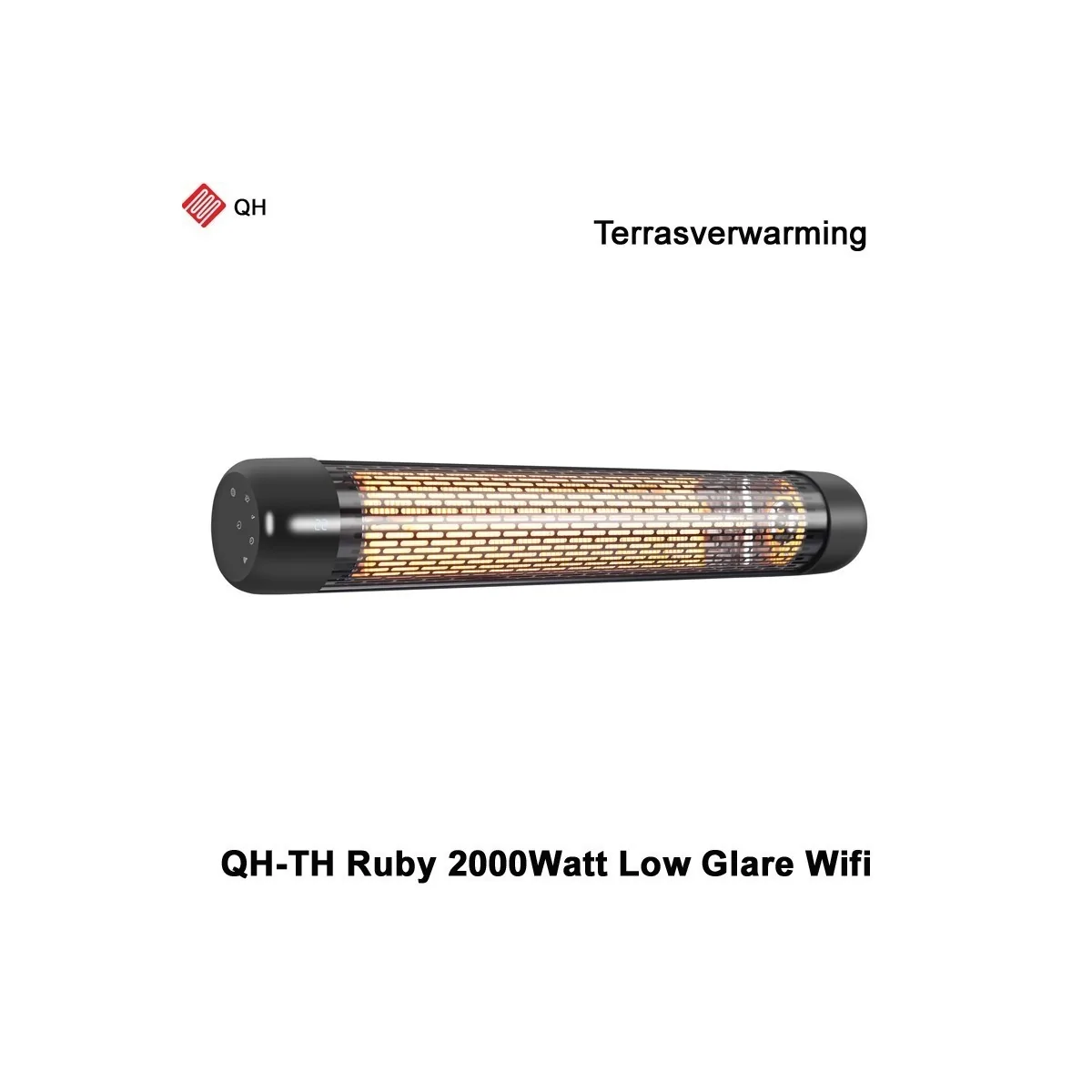 QH-TH Ruby low glare Wifi infrarood heater - 2000 Watt|Luchtreinigeronline