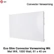 QH Eco Slim wit Convector Verwarming Wifi, 1000 Watt|Luchtreinigeronline