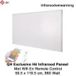 QH Exclusive H4 Infrarood paneel 860 Watt 59 x 119 cm met WiFi thermostaat|Luchtreinigeronline
