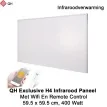 QH Exclusive H4 Infrarood paneel 400 Watt 59 x 59 cm met WiFi thermostaat|Luchtreinigeronline