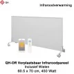 QH-OR Mobiel Infrarood paneel 450W met wieltjes, 60,5 x 70 cm|Luchtreinigeronline